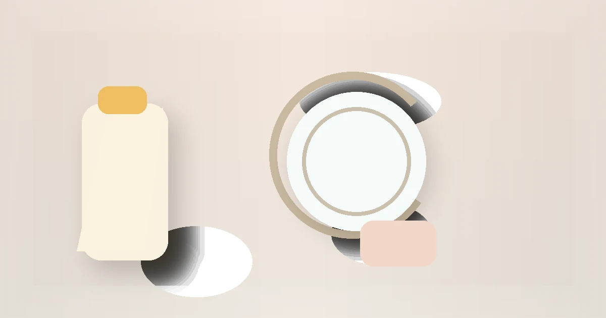 How to Reapply Sunscreen Over Makeup Without Pilling guide visual with a sunscreen tube and compact mirror.