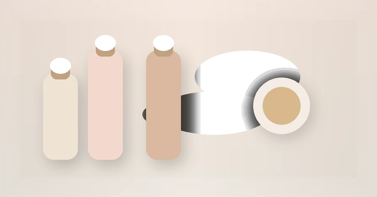 What Order Should You Apply Skincare Products? guide visual with skincare bottles and jars on a calm routine surface.